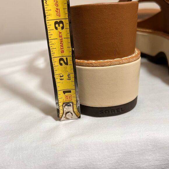 Sorel Joanie IV Y Strap Wedge Heel Sandals Size 9 - Picture 10 of 11